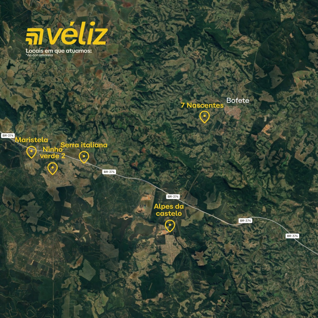 Mapa de cobertura Véliz